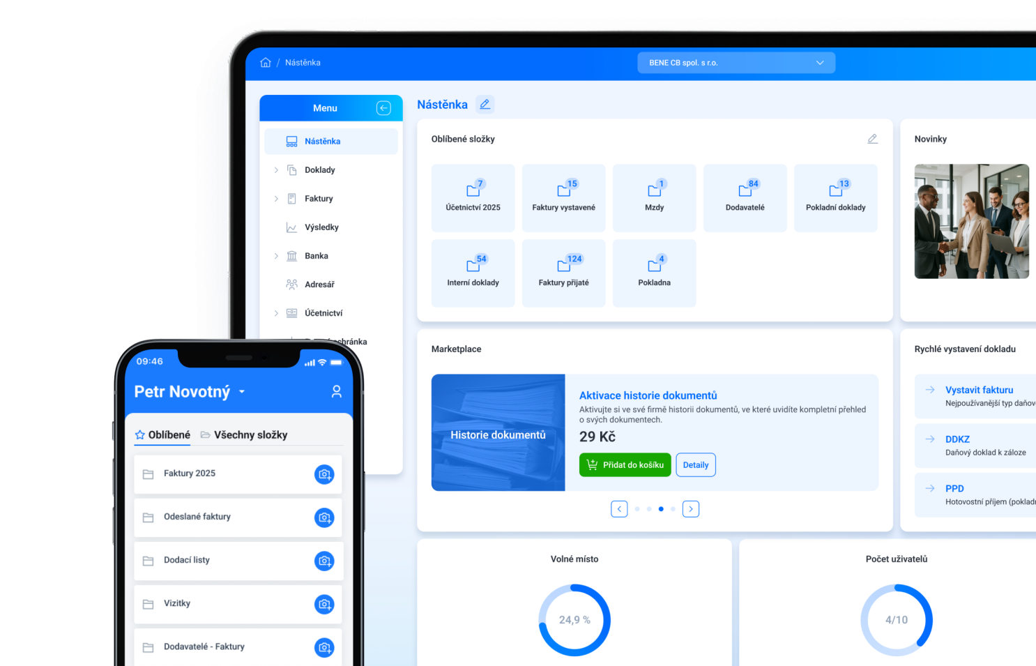 Papírování nechte na nás. Vy se soustřeďte na podnikání.